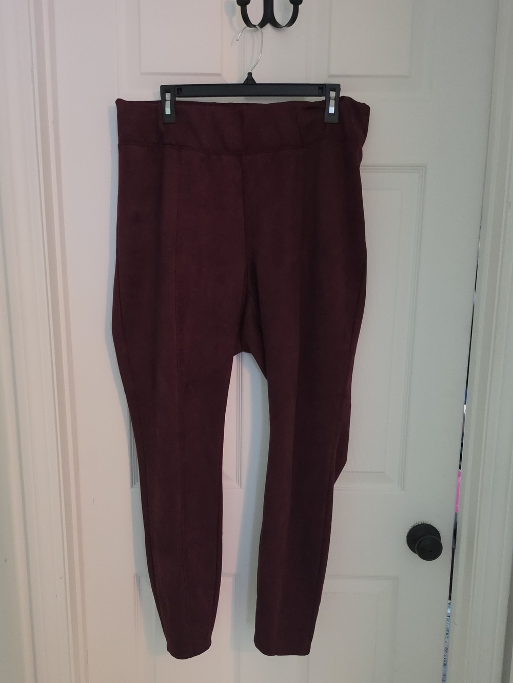 Old Navy 2x Stevie Ponte Leggings in Burgundy